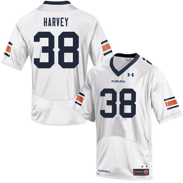 Auburn Tigers Men's Ahmari Harvey #38 White Under Armour Stitched College 2021 NCAA Authentic Football Jersey HHM1074ZJ